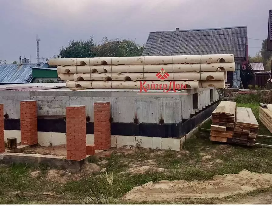 Фотография - Готовый дом из бревна 188 кв м в Нижегородской области