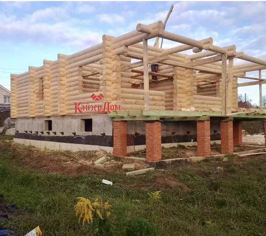 Фотография - Готовый дом из бревна 188 кв м в Нижегородской области