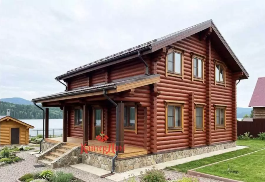 Фотография - Дом из оцилиндрованного бревна 130 м² во Владимире