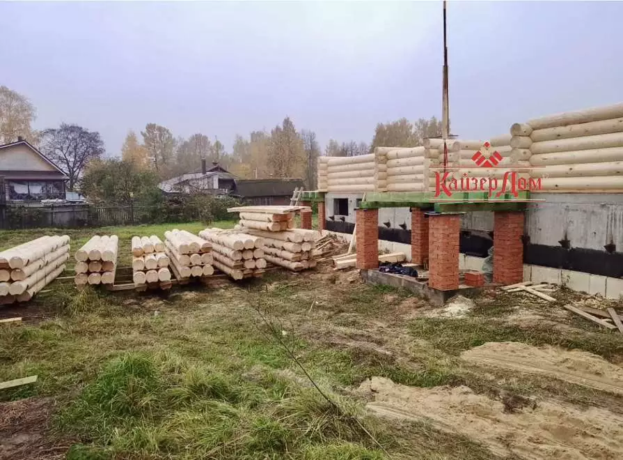 Фотография - Готовый дом из бревна 188 кв м в Нижегородской области