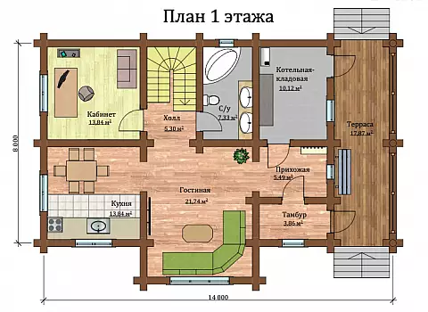 Планировка и чертежи дома Бремен