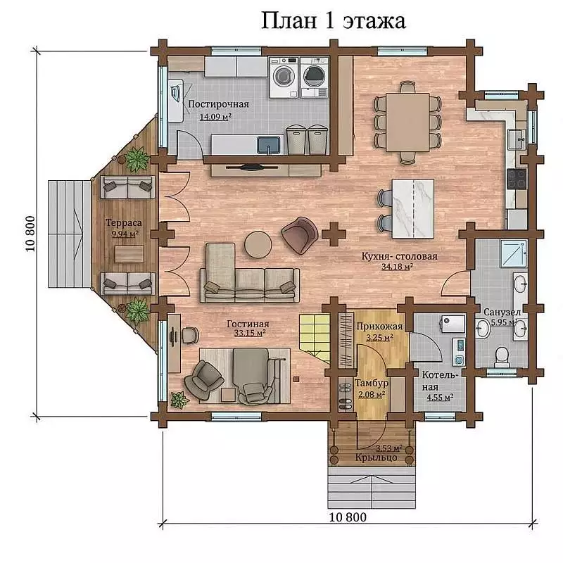 Планировка и чертежи дома Дом в Ялте