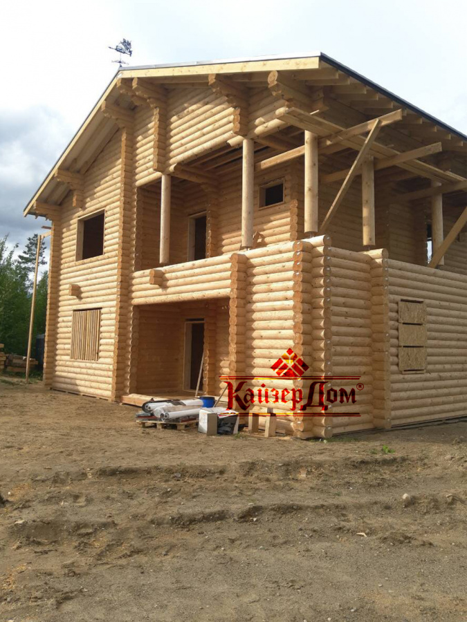 Фотография - Уфа деревянный дом построен!