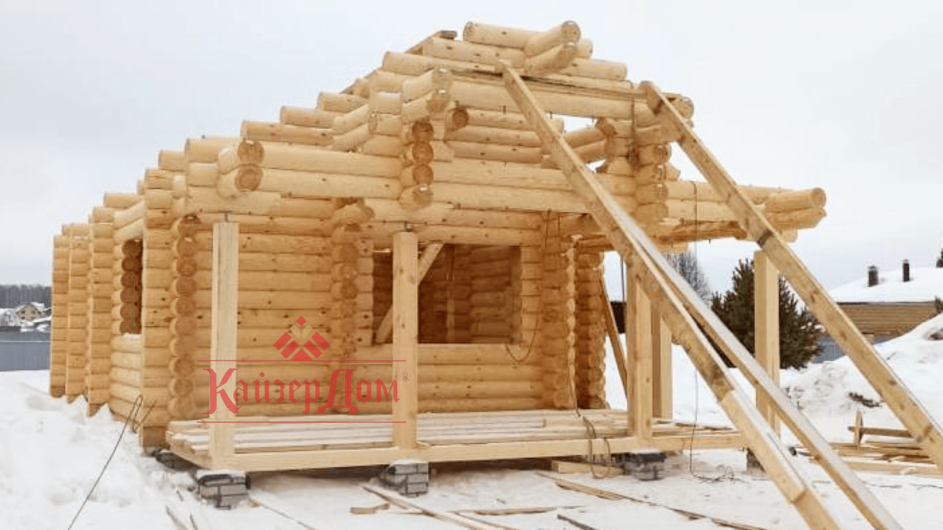 Фотография - Проект дома «Баня из оцилиндрованного бревна в Кирове» 