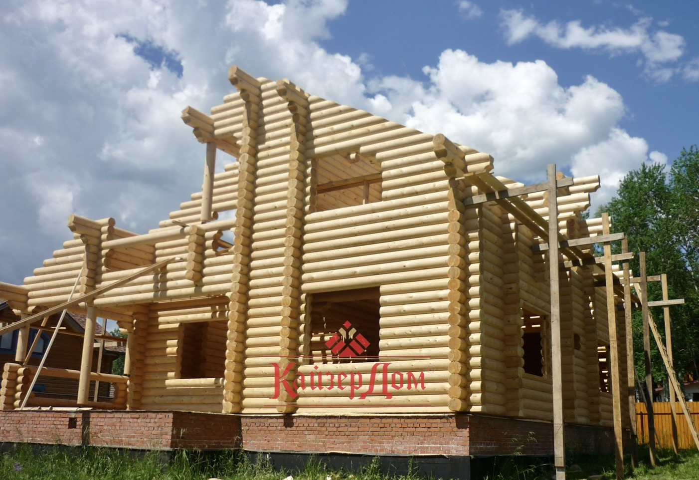 Фотография - Проект дома «Дом из оцилиндрованного бревна под ключ Д 260 мм» 