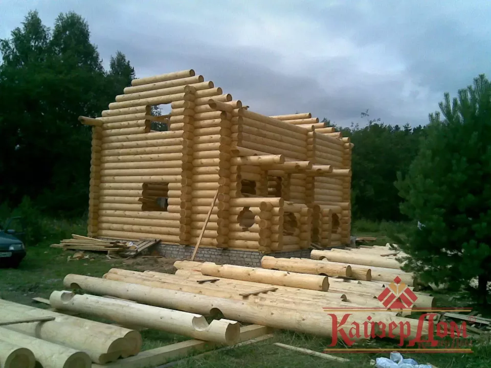 Дом из оцилиндрованного бревна «Стрижи» — 135 м² — фотография 7