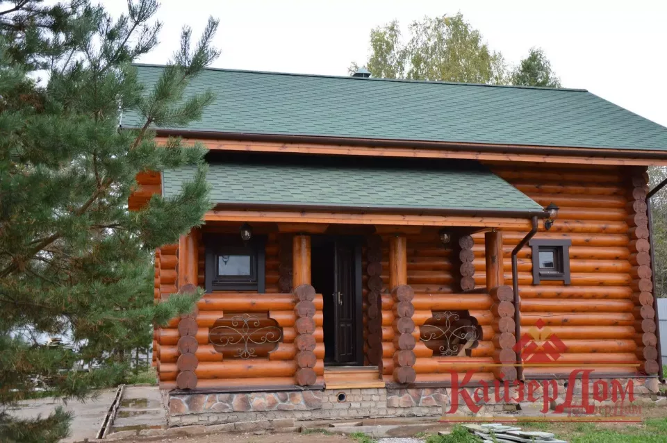 Дом из оцилиндрованного бревна «Стрижи» — 135 м² — фотография 8
