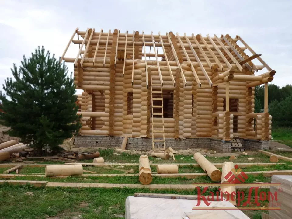 Дом из оцилиндрованного бревна «Стрижи» — 135 м² — фотография 10