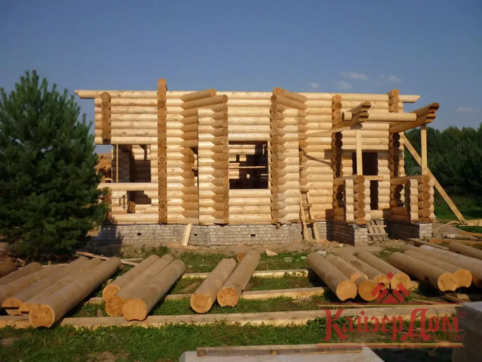 Дом из оцилиндрованного бревна «Стрижи» — 135 м² — фотография 16