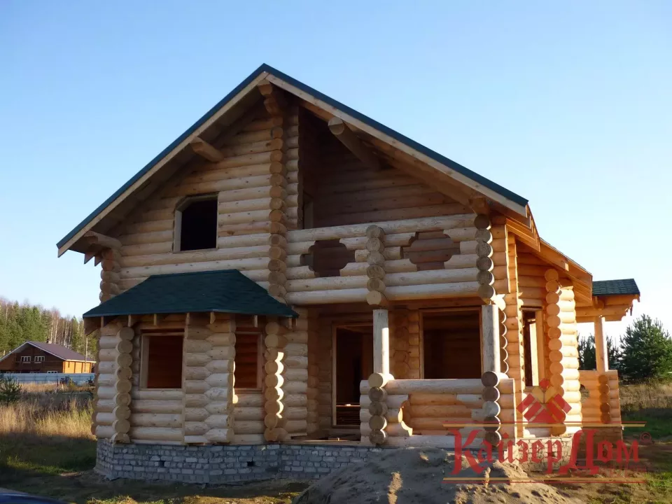 Дом из оцилиндрованного бревна «Стрижи» — 135 м² — фотография 18