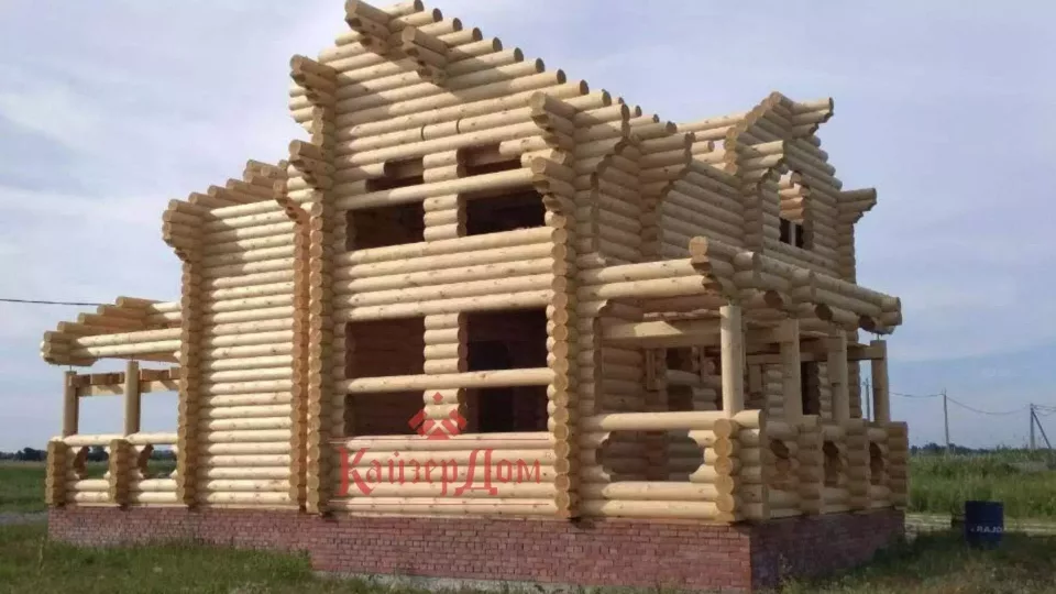 Дом из оцилиндрованного бревна «Южный» — 158 м² — фотография 8