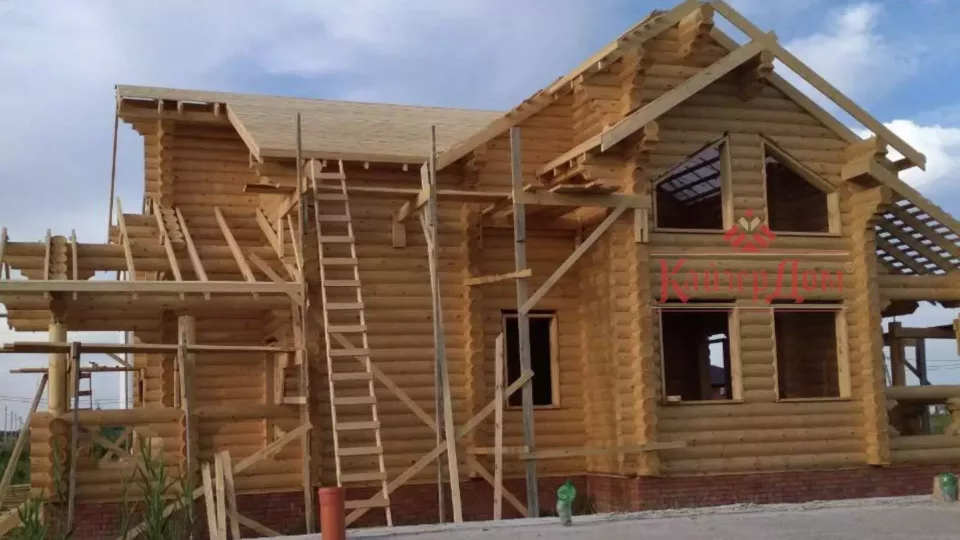 Дом из оцилиндрованного бревна «Южный» — 158 м² — фотография 11