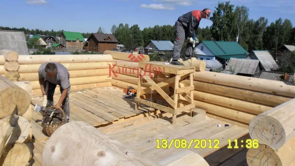 Дом из оцилиндрованного бревна — 173 м², Кировская область — фотография 12