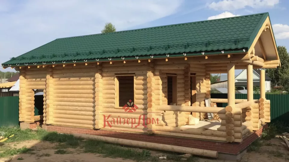 Дом из оцилиндрованного бревна — 173 м², Кировская область — фотография 13
