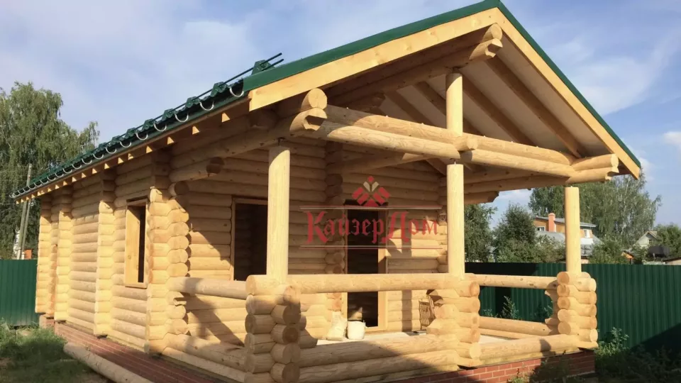 Дом из оцилиндрованного бревна — 173 м², Кировская область — фотография 14