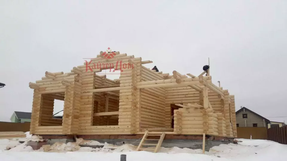 Дом из оцилиндрованного бревна «Северный» 123 м² в Нижнем Новгороде — фотография 7