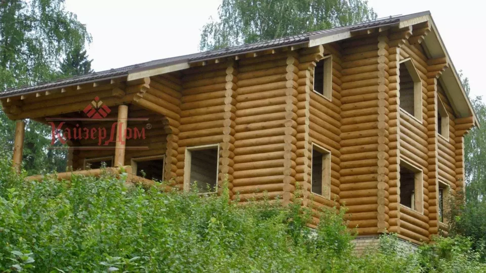 Дом из оцилиндрованного бревна «Сорвижи» 164 м² в Кировской области — фотография 4