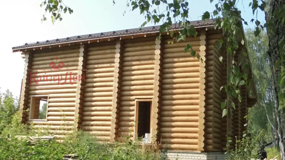 Дом из оцилиндрованного бревна «Сорвижи» 164 м² в Кировской области — фотография 8