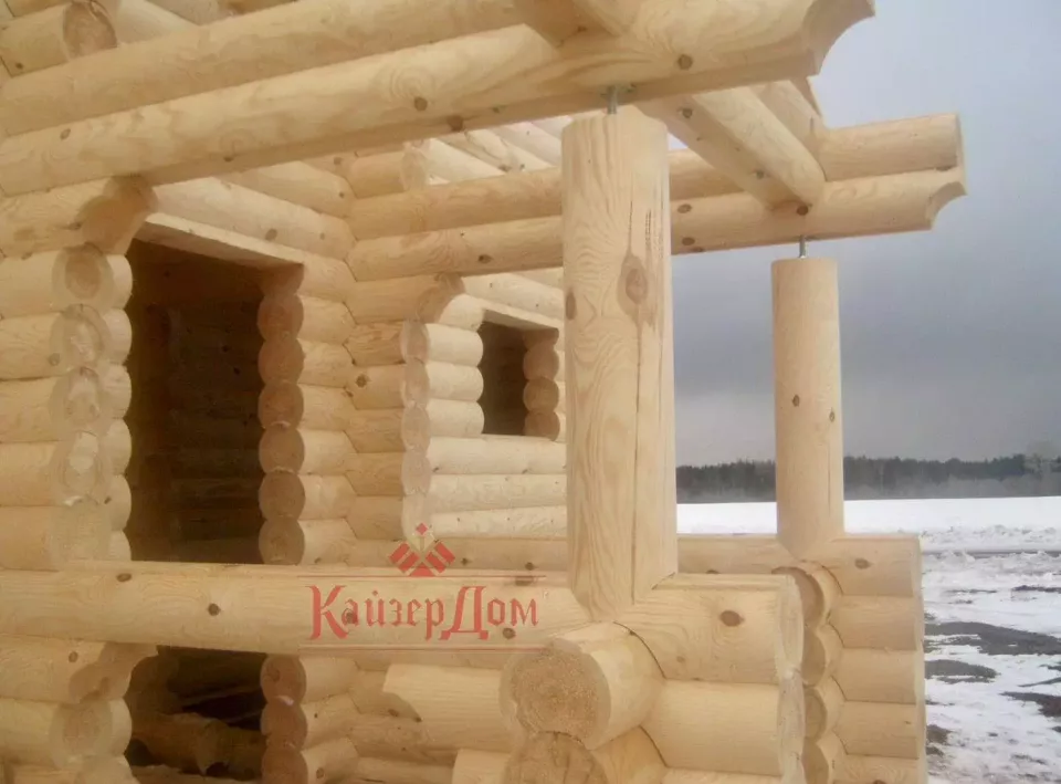 Дом из оцилиндрованного бревна 137 м² в Кирове — фотография 11