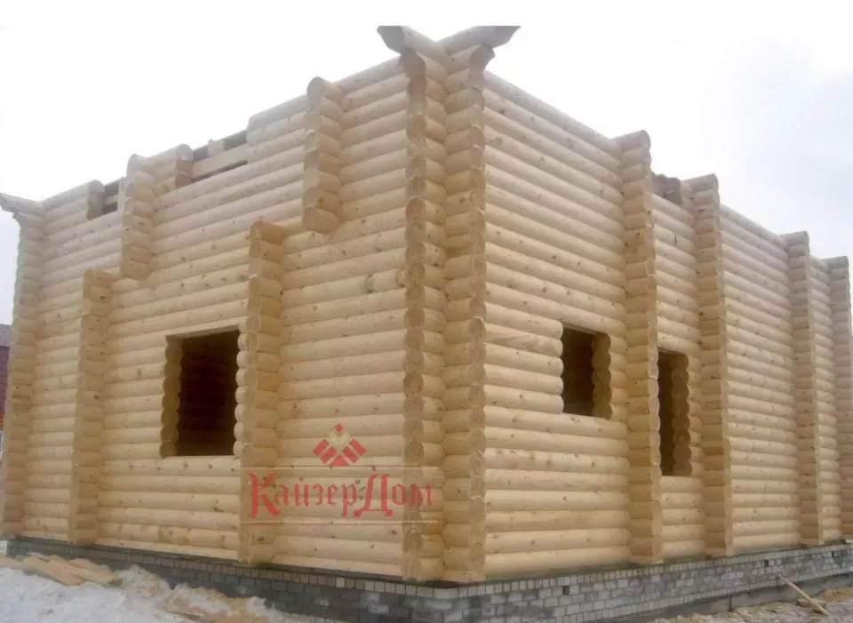 Дом из оцилиндрованного бревна 137 м² в Кирове — фотография 12