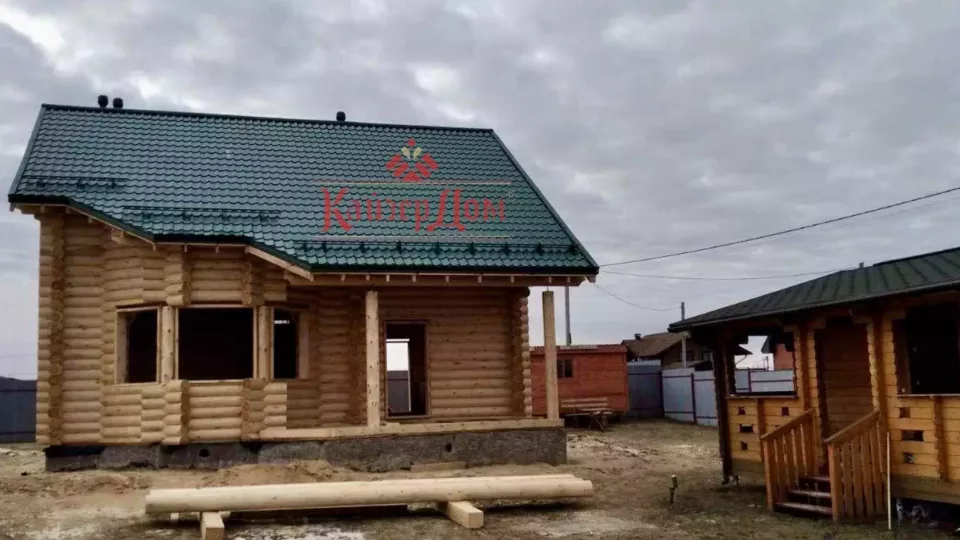 Дом из оцилиндрованного бревна 133 м² во Владимире — фотография 2