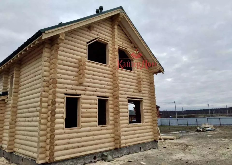 Дом из оцилиндрованного бревна 133 м² во Владимире — фотография 7