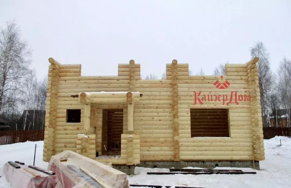 Дом из оцилиндрованного бревна 170 м² во Владимирской области — фотография 6