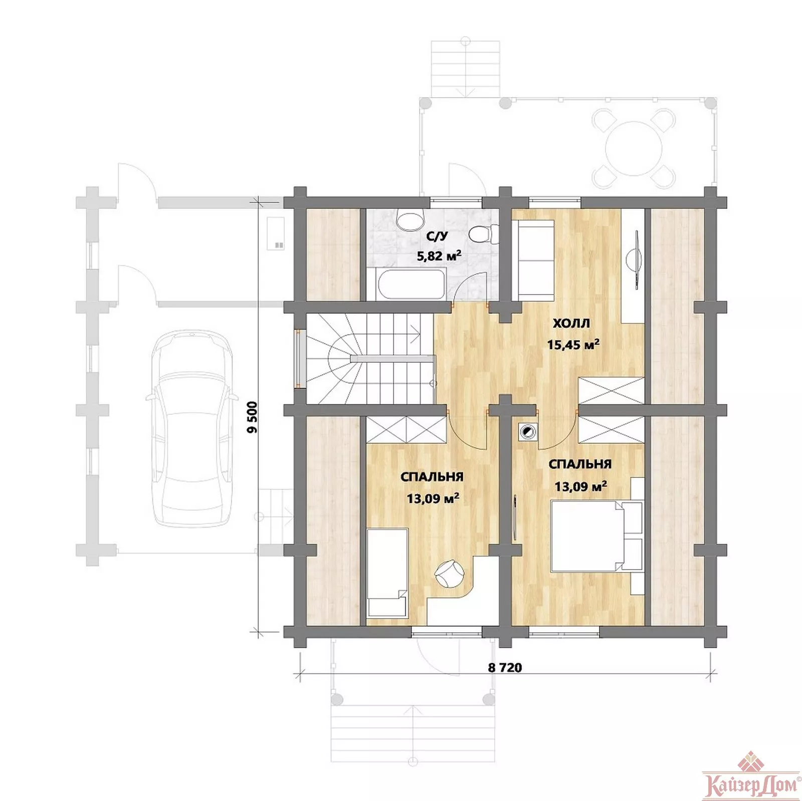 Фотография - Проект дома «Сосновый» 167 м²