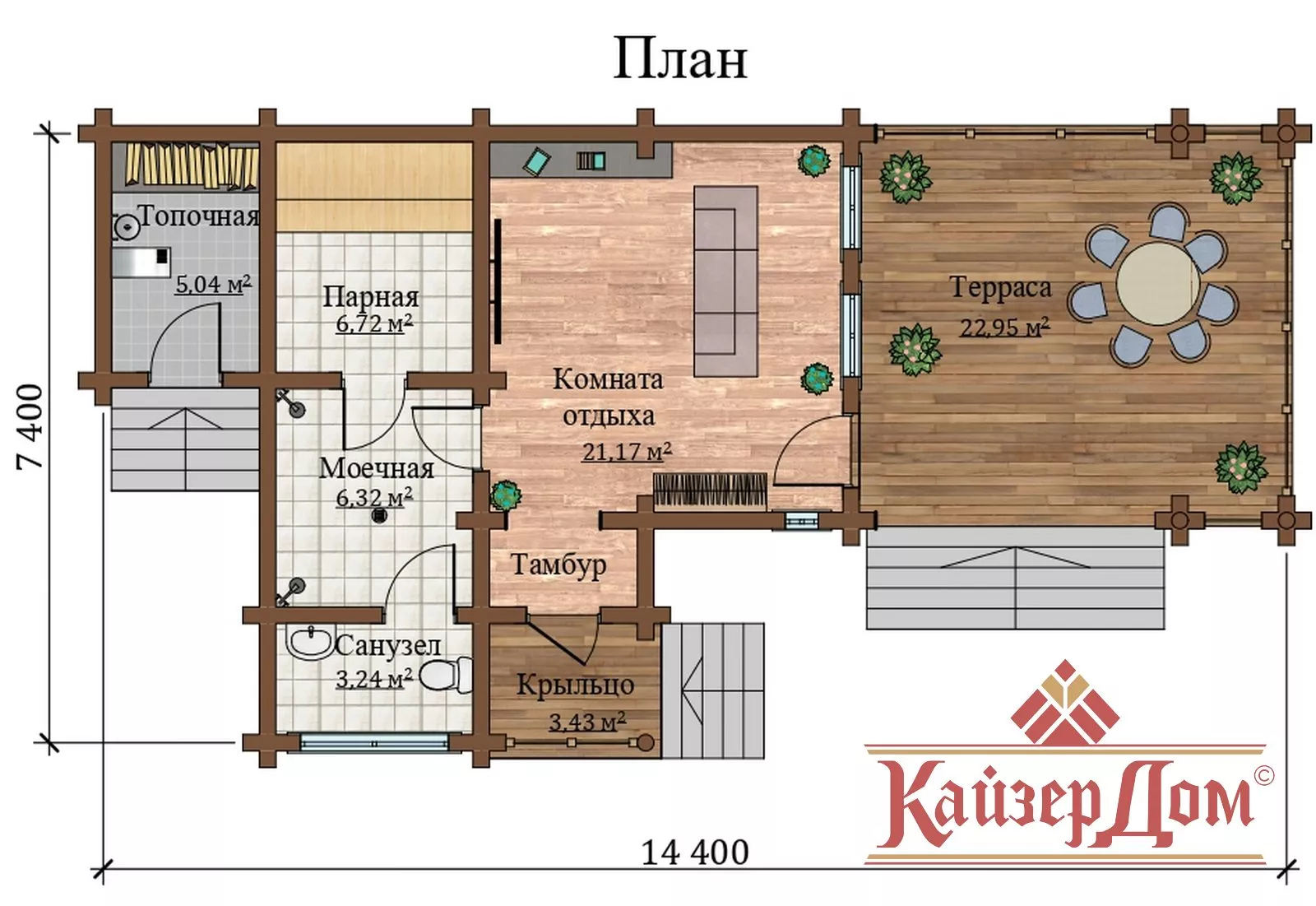 Фотография - Просница 71 м²