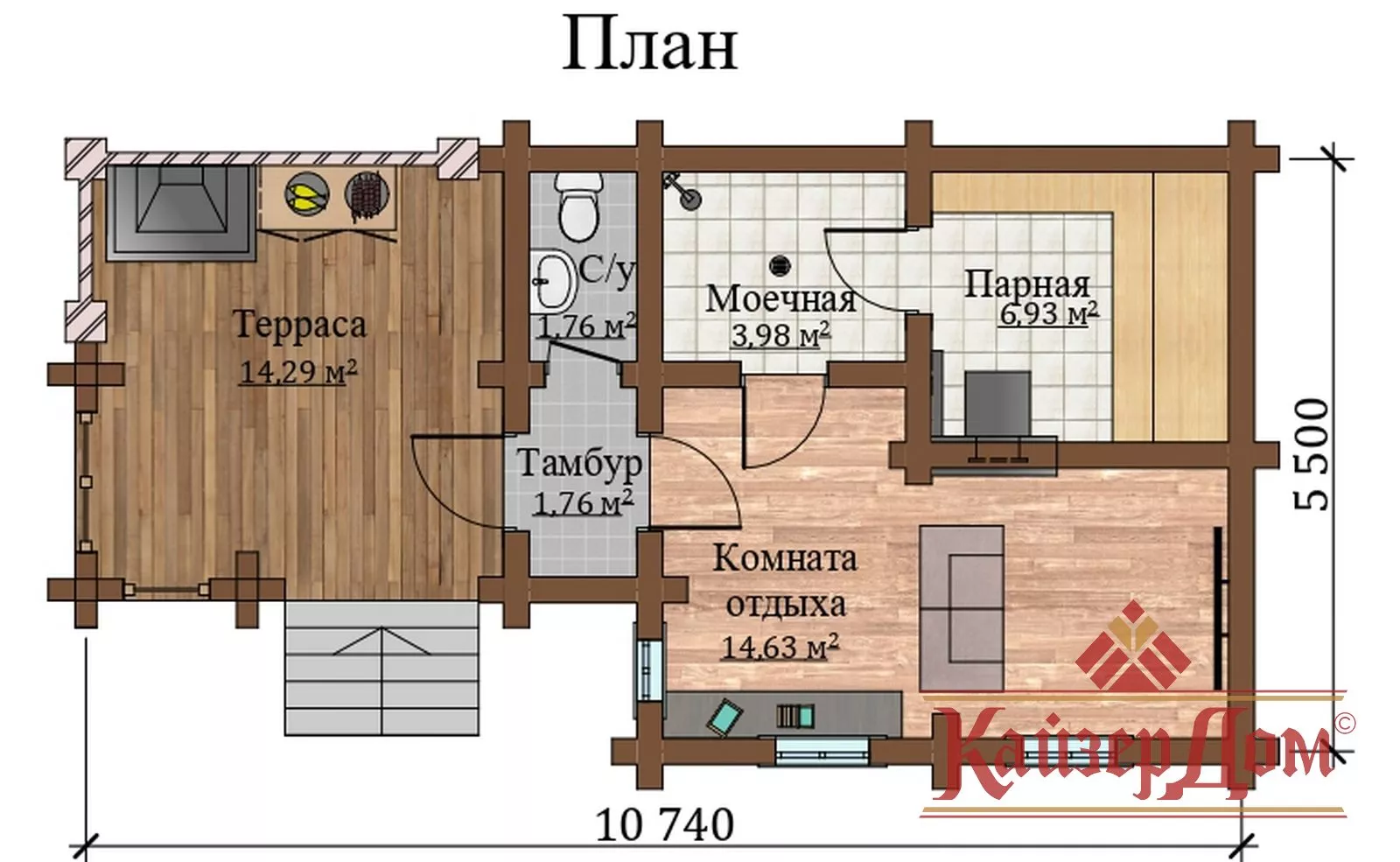 Фотография - Семаки 43 м²