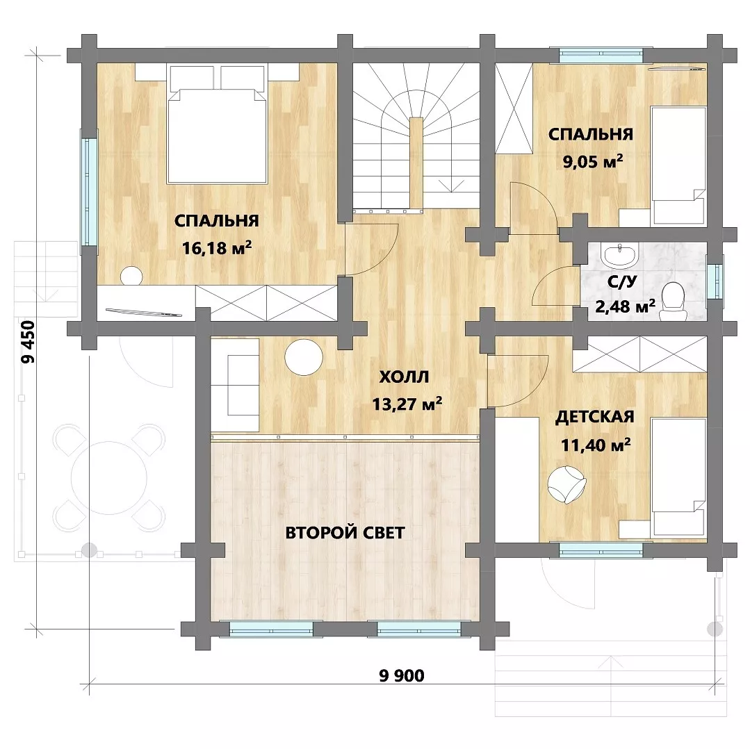 Фотография - Проект дома «Кемпинг - Вятский Дом» 135 м²