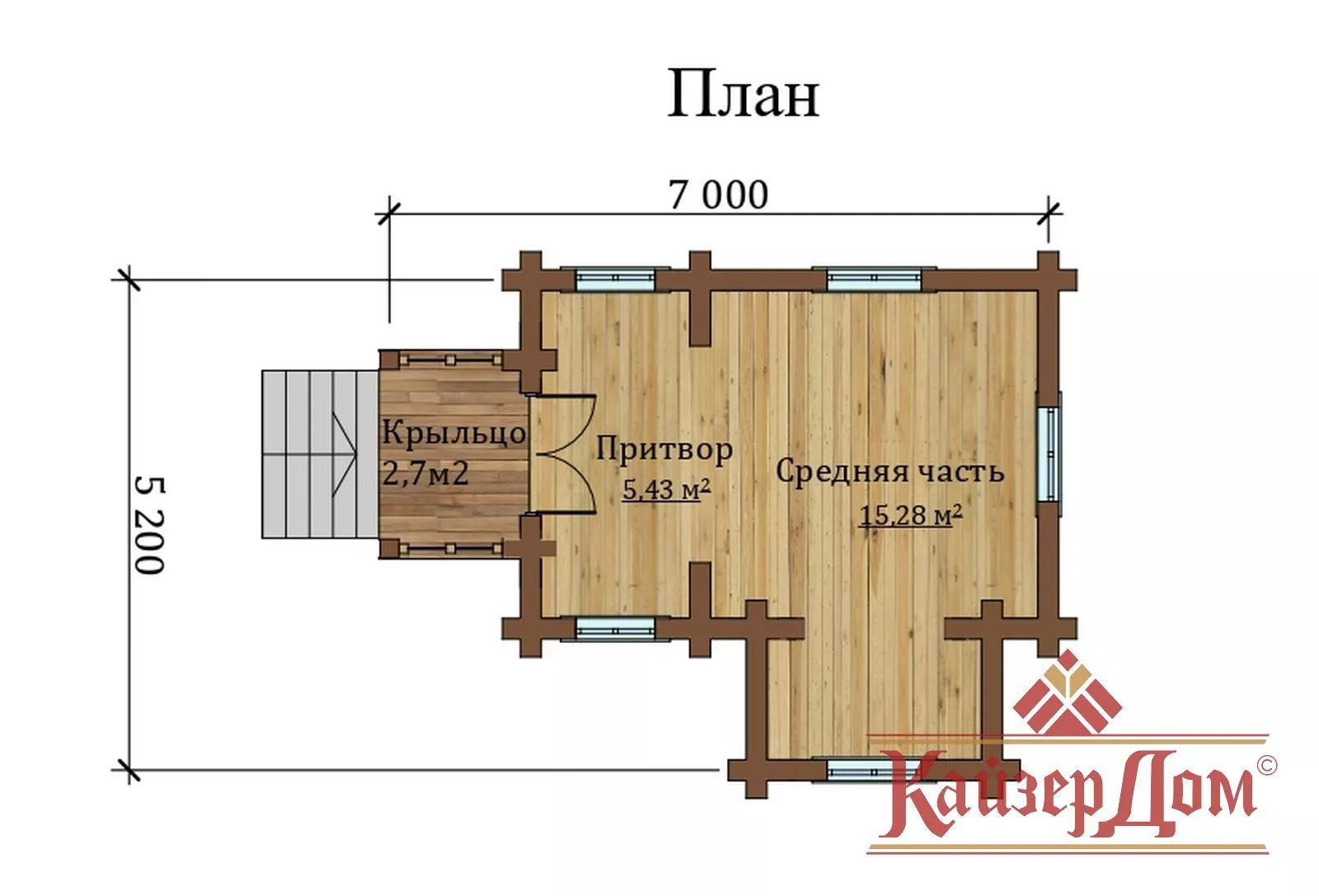 Фотография - Часовня 23м2 23 м²